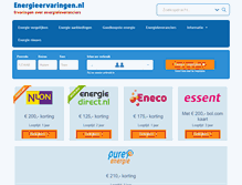 Tablet Screenshot of energieervaringen.nl